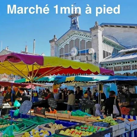 Lägenhet Escapade Vintage Avec Terrasse En Centre Historique La Rochelle (Charente-Maritime)